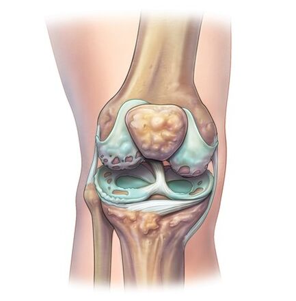 Az ízületek megsemmisítése az osteochondrosis kialakulásával